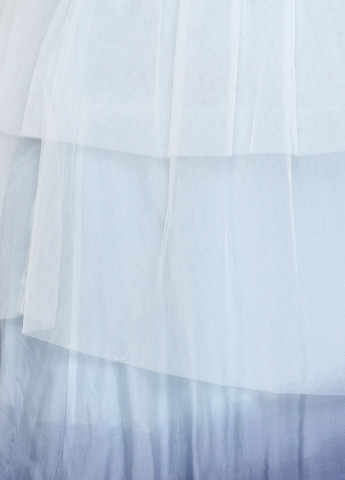 Голубая кэжуал градиентной расцветки юбка Made in Italy