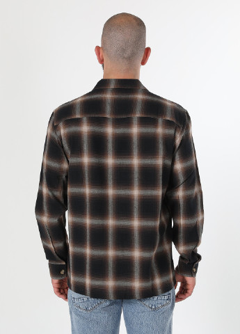 Черная кэжуал рубашка в клетку Colin's