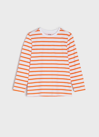 Разноцветный демисезонный кэжуал лонгслив Sinsay в полоску