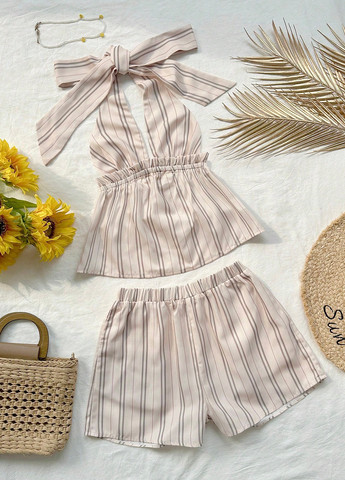 Костюм (топ, шорты) SHEIN (316736083)