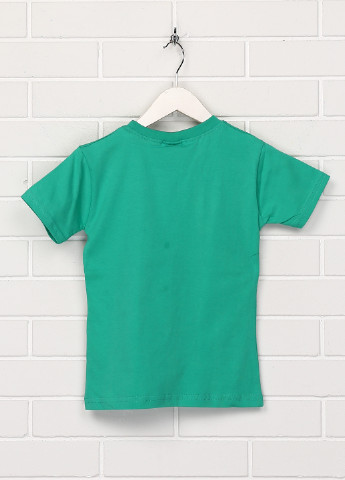 Зелена літня футболка з коротким рукавом Kbt