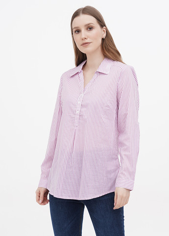 Светло-розовая демисезонная блуза Minus