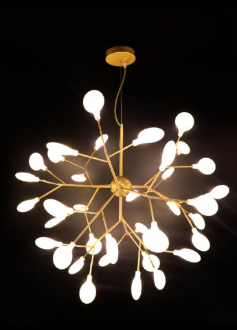 Люстра стельова LED на 36 лампочок H686 / 36-gd Золото 75х80х80 см. Handmade (234540162)