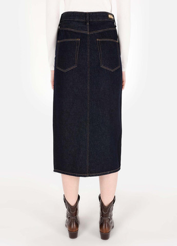 Черная джинсовая, кэжуал однотонная юбка Colin's карандаш