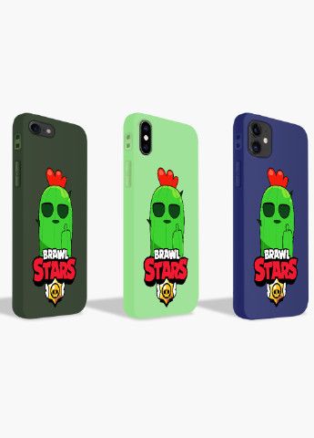 Чехол силиконовый Apple Iphone 6 Спайк Бравл Старс (Spike Brawl Stars) (6937-1013) MobiPrint (219283711)