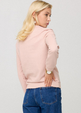 Бежевий світшот жіночий basic /no flis/ YAPPI малюнок (252259491)