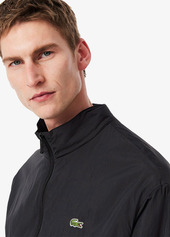 Чорна демісезонна куртка Lacoste