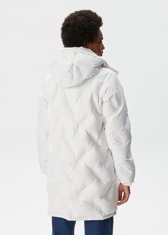 Біла демісезонна куртка Lacoste