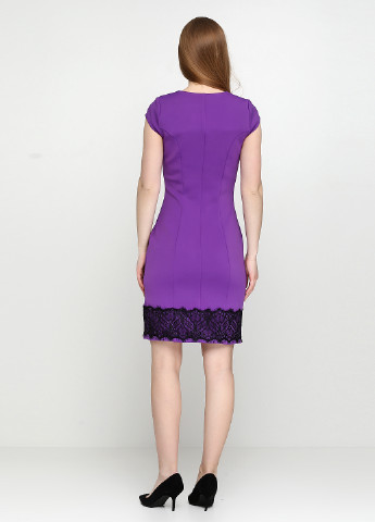 Фіолетова кежуал сукня Sassofono фактурна
