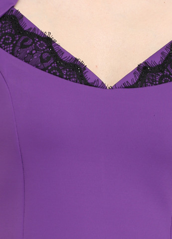Фіолетова кежуал сукня Sassofono фактурна