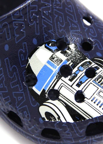 Синие сабо для мальчиков star wars r2d2 c3po Crocs