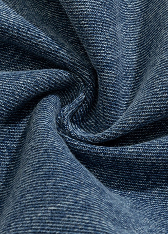 Синие демисезонные прямые джинсы SHEIN