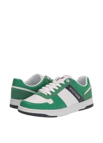 Зеленые демисезонные кроссовки Tommy Hilfiger