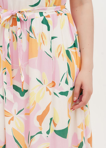 Комбінована кежуал сукня а-силует We з квітковим принтом