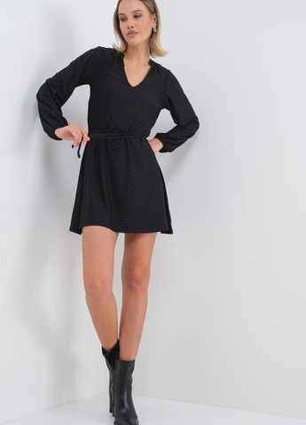 Черное кэжуал платье Only однотонное