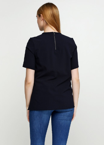 Темно-синяя демисезонная блуза Zara