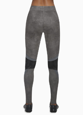 Черно-белые демисезонные женские спортивные леггинсы для фитнеса (7014) l l Bas Bleu