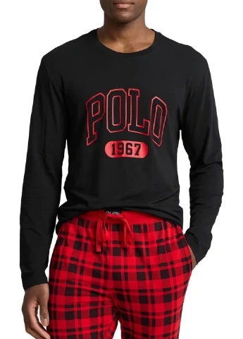 Пижама (лонгслив, брюки) Ralph Lauren (329439170)