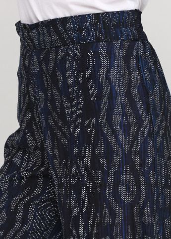Темно-синие кэжуал демисезонные брюки Pull & Bear