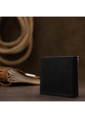 Чоловік шкіряний затиск для грошей 10х8х1,5 см Grande Pelle (250097190)