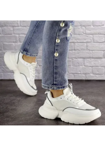 Жіночі кросівки Choe 1583 24 Білий Fashion білі демісезони (253195617)