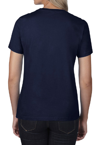 Грифельно-синяя летняя футболка Gildan