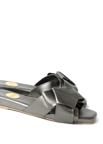 Черные шлепанцы Ilvi плетение