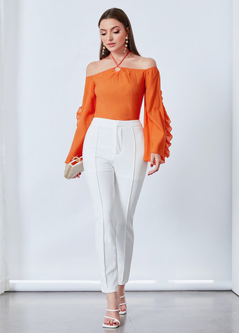 Оранжевая блуза SHEIN