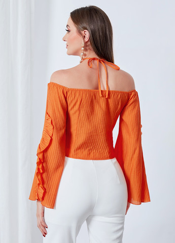 Оранжевая блуза SHEIN