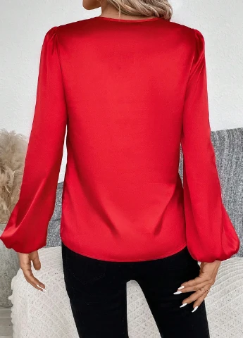 Красная блуза SHEIN