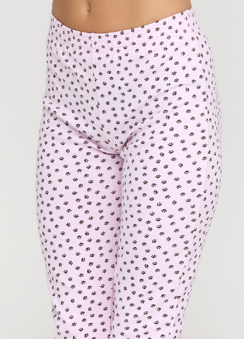 Светло-розовый демисезонный комплект (лонгслив, брюки) Bahar