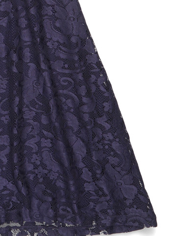 Темно-синее кэжуал, коктейльное платье клеш Anna Field однотонное