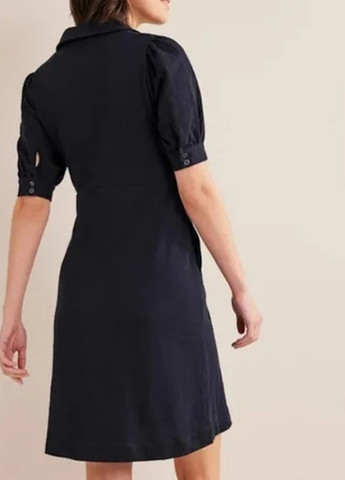 Темно-синее кэжуал платье а-силуэт Boden однотонное