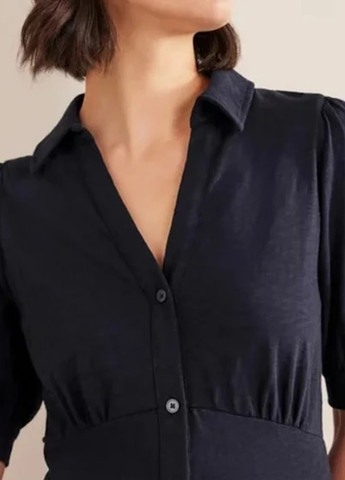 Темно-синее кэжуал платье а-силуэт Boden однотонное