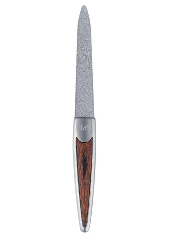 Сапфировая пилка для ногтей з металлической ручкой и деревянной вставкой, 12см 90153 SPL (252520338)