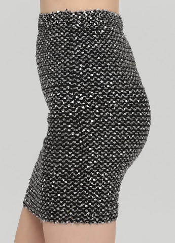 Черная кэжуал меланж юбка Made in Italy карандаш