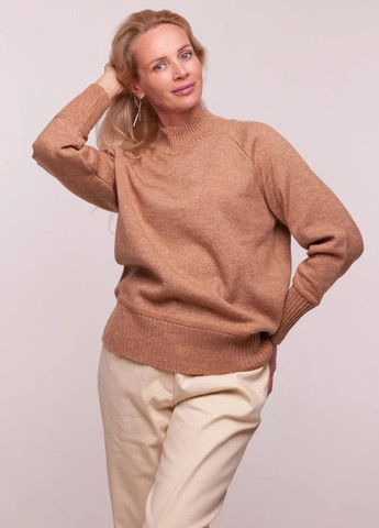 Светло-коричневый демисезонный джемпер джемпер Fashion