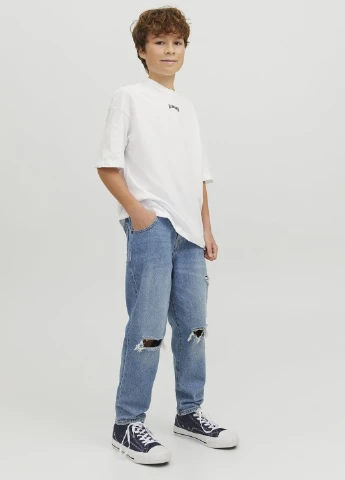 Біла літня футболка Jack & Jones
