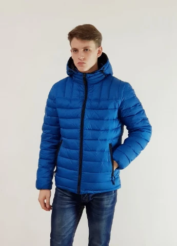 Блакитний зимній Пуховик аляска Snowimage