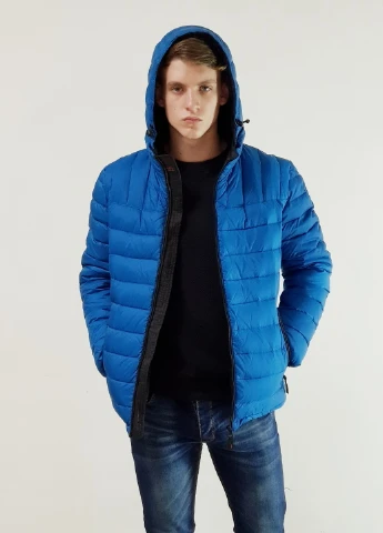 Блакитний зимній Пуховик аляска Snowimage