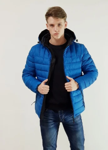 Блакитний зимній Пуховик аляска Snowimage