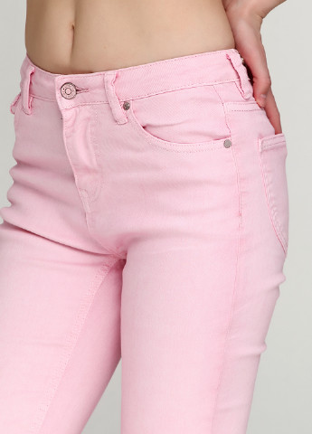 Розовые кэжуал демисезонные зауженные брюки Y.TWO