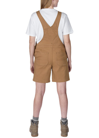 Комбінезон Carhartt комбінезон-шорти однотонний гірчичний джинсовий джинс, бавовна