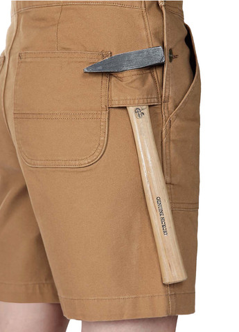 Комбінезон Carhartt комбінезон-шорти однотонний гірчичний джинсовий джинс, бавовна