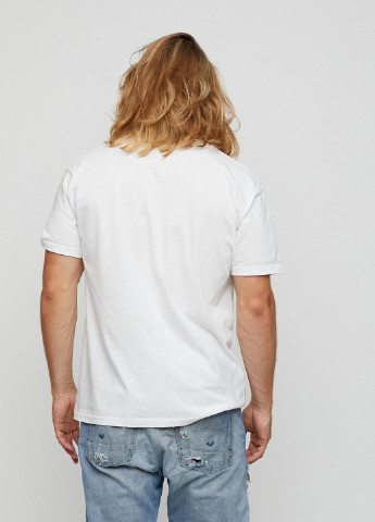 Белая футболка мужская basic /air print/ YAPPI