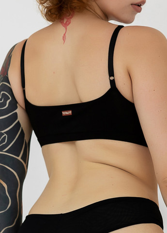 Чорний бралетт бюстгальтер TOTALFIT без кісточок бавовна