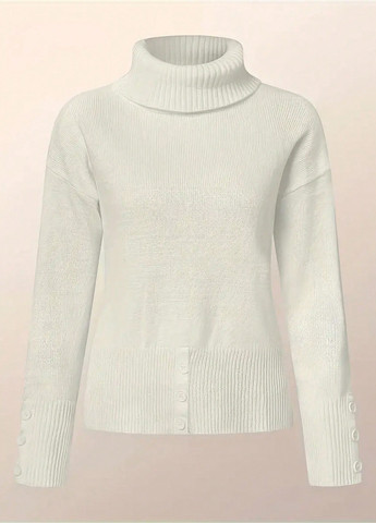 Молочний демісезонний светр SHEIN