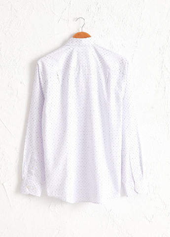 Белая классическая рубашка в горошек LC Waikiki