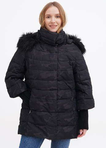 Черная зимняя куртка Fiorella Rubino