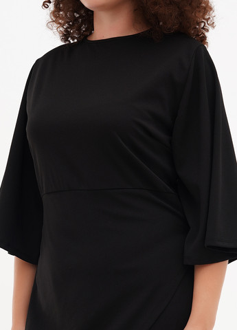 Черное кэжуал платье футляр Boohoo однотонное